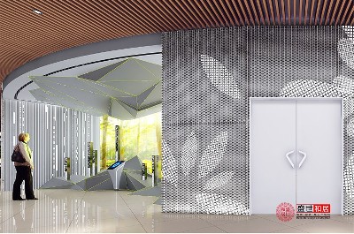 制藥公司企業(yè)展廳設(shè)計裝修效果圖